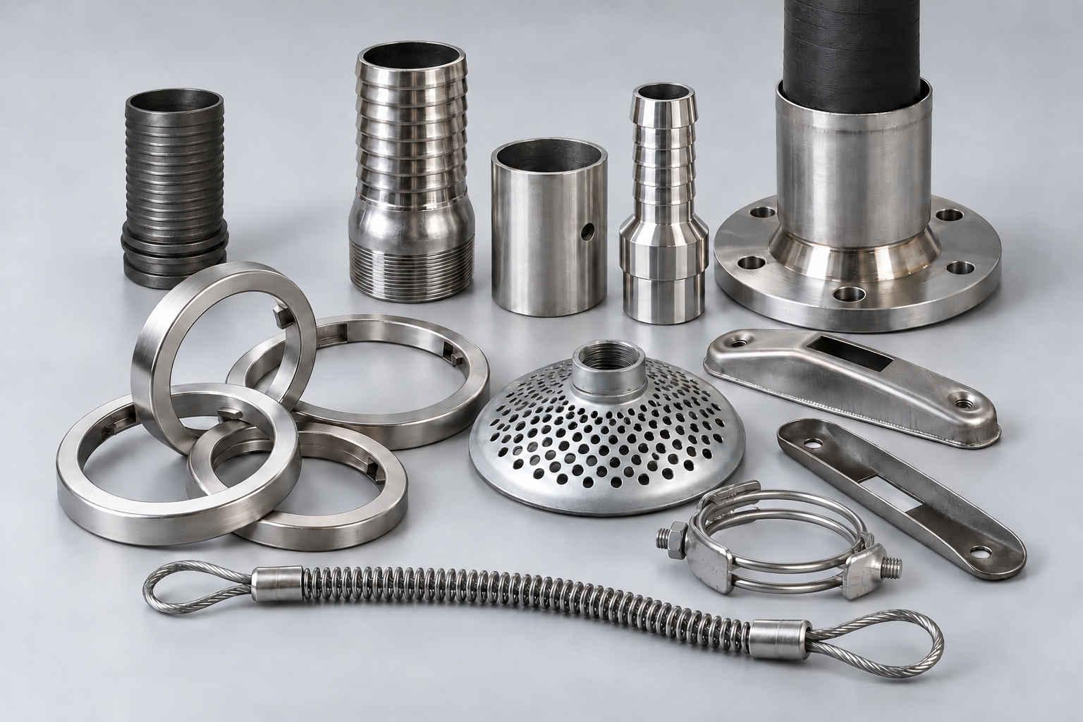 Złącza, końcówki, tuleje, obejmy i pozostałe wyroby PREC-METAL